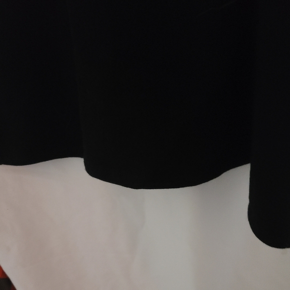 MAURICE'S ONE SHOULDER SWEATER DRESS TEE-SHIRT STYLE BLACK EMBROIDERED SIZE XL - Picture 3 of 7